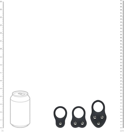 Shots Anal Plugs Set Small Black
