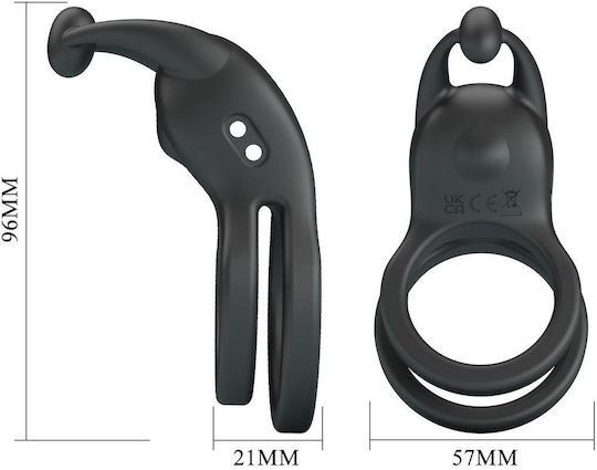 Pretty Love Goodwin Vibrating Double Penis Ring