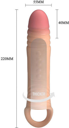 Pretty Love 8.7" Vibrating Penis Sleeve