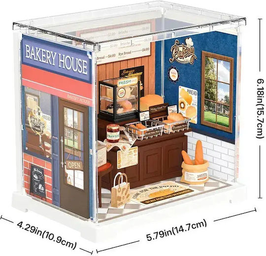 Robotime Wooden Construction Toy Butter Bakery House for Children 14+ years old+ Years