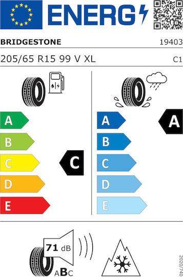 Bridgestone WeatherControl A005 205/65R15 99E-Commerce-Website XL 4 Jahreszeiten Reifen für Passagier Auto