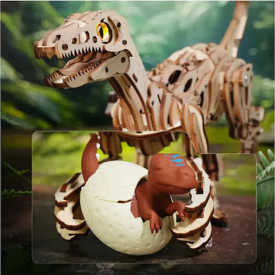 Robotime Παιχνίδι Κατασκευών Ξύλινo ROKR Velociraptor για Παιδιά 14+ Ετών