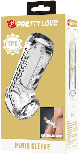Pretty Love Penis Sleeve Clear Long
