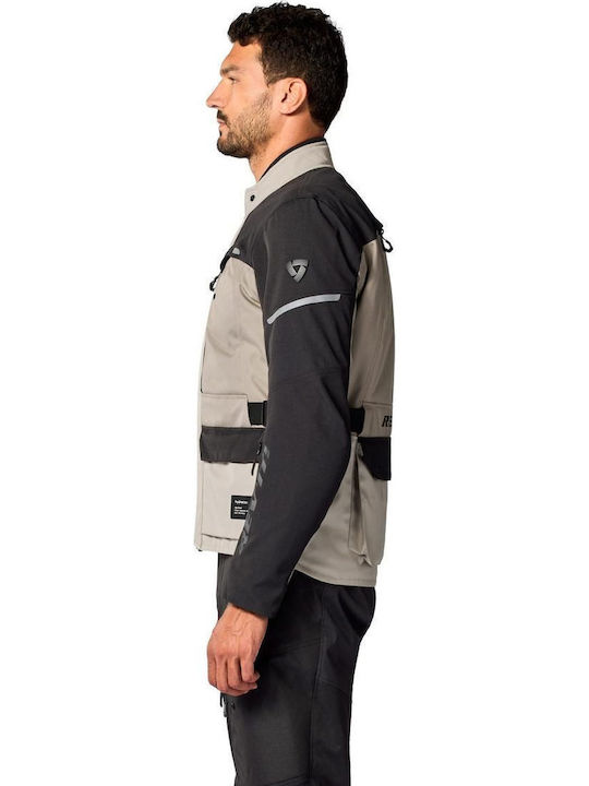 Rev'IT Outback 5 H2O Men's Motorcycle Jacket 4 Seasons Waterproof Sand/Black
