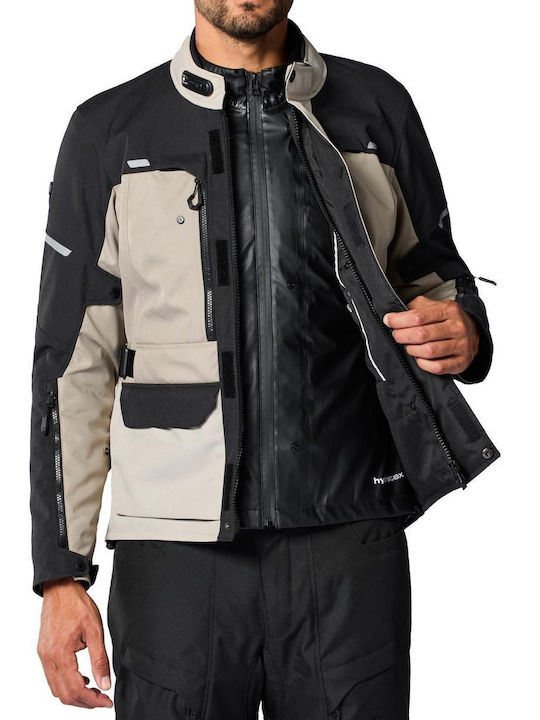 Rev'IT Outback 5 H2O Men's Motorcycle Jacket 4 Seasons Waterproof Sand/Black