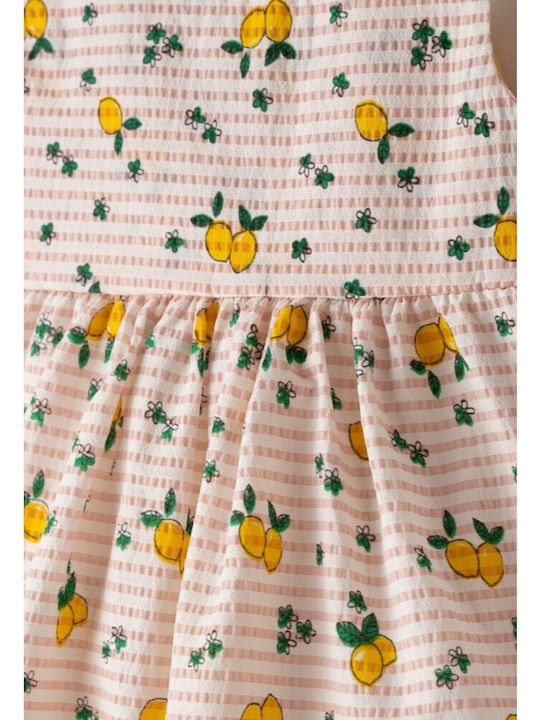 Children's Dress Sleeveless Striped Multicolor