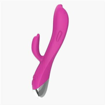 Sweetvibes A-Gusto Dolphin Vibrator Rabbit 19cm Fuchsia