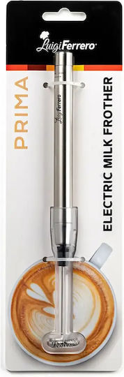 Luigi Ferrero Milk Frother Hand Battery Inox