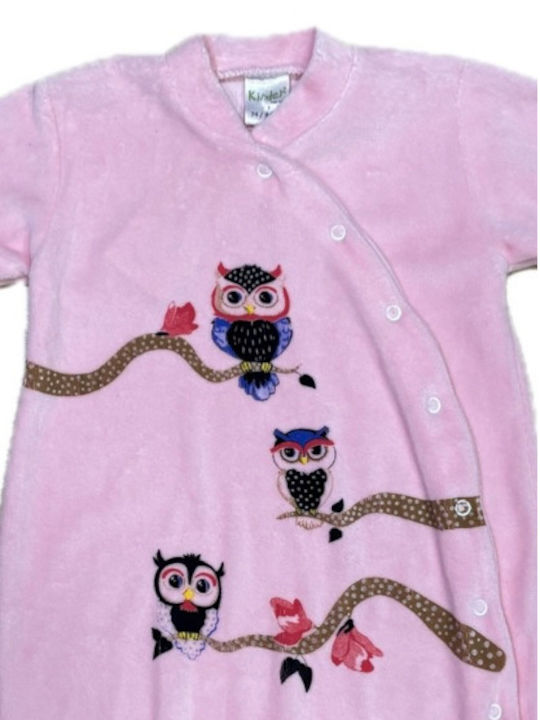 Sweet Baby Body pentru Bebeluși Catifea Pink