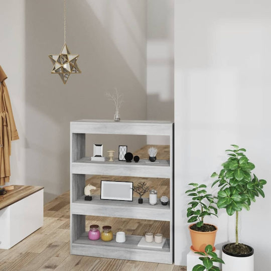 Bibliothek Grau Sonoma 80x30x103cm