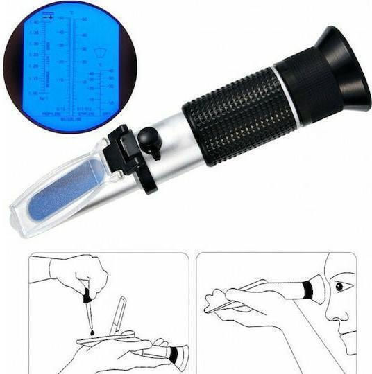 Atc Optical Alcohol Refractometer Vol 0-80%
