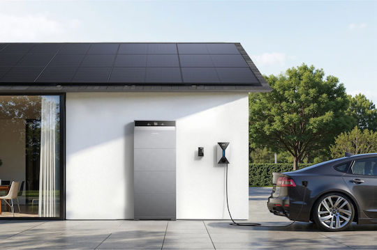 Anker Solix V1 Montat pe perete Trei faze Stație de încărcare pentru mașini electrice 11kW cu Cablu încorporat Tipul 2 (A5191GZ7)