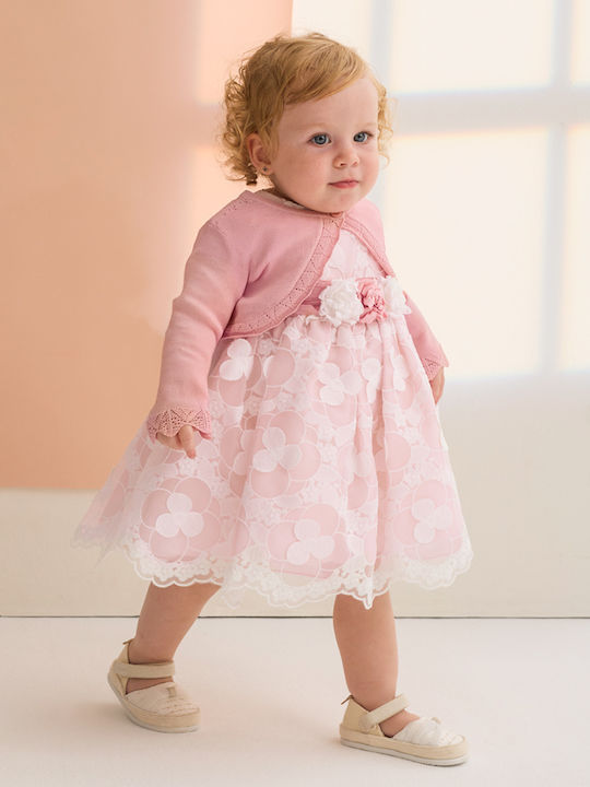 Kinderbolero Gestrickt Rosa