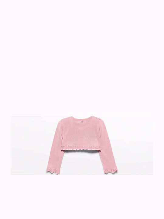 Kinderbolero Gestrickt Rosa
