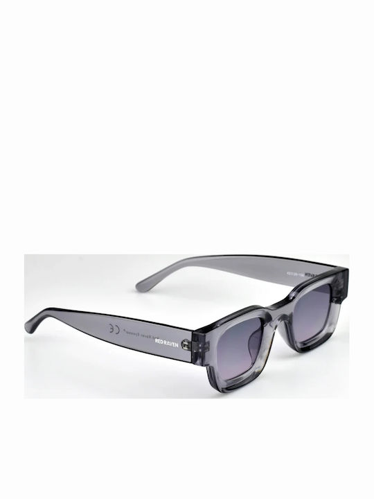 Red Raven Unisex Γυαλιά Ηλίου με Γκρι Σκελετό 0000183009