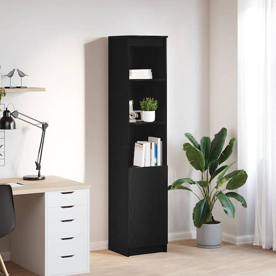 Bibliothek Schwarz 37.5x35x180cm
