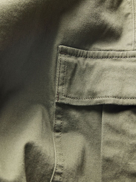 Trousers Cargo Elastic Olive Night