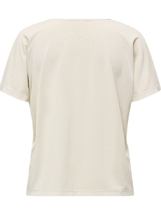 Women's Blouse with V Neckline Graphite