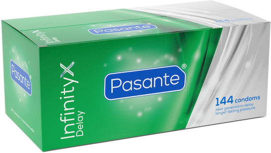 Pasante Презервативи Delay Infinity 144 бр 54 мм Natural Веган