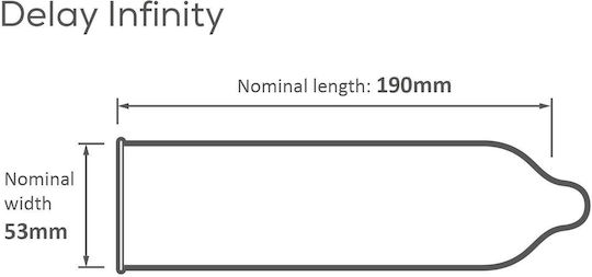 Pasante Презервативи Delay Infinity 144 бр 54 мм Natural Веган
