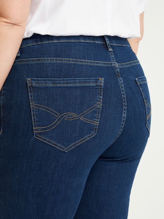 Γυναικείο Jean Παντελόνι Καμπάνα σε Bootcut Εφαρμογή Τζιν Μπλε