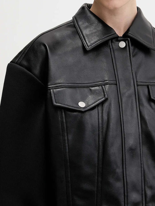 Damen Bikerjacke Schwarz