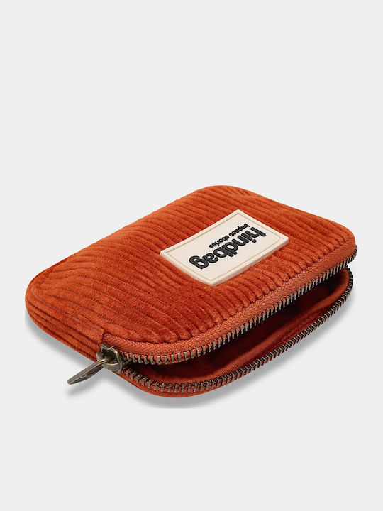 Hindbag Παιδικό Πορτοφόλι με Φερμουάρ Πορτοκαλί