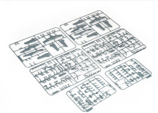 Eduard Plastikmodelle 1:72 Gustav Pt.1 Limitierte Dual-Combo Bf 109g-5 + Bf 109g-6
