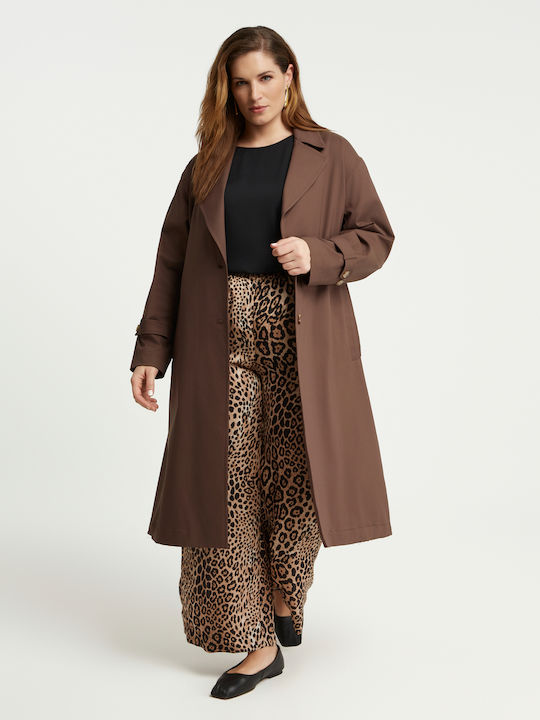 Women's Brown Trench Coat
