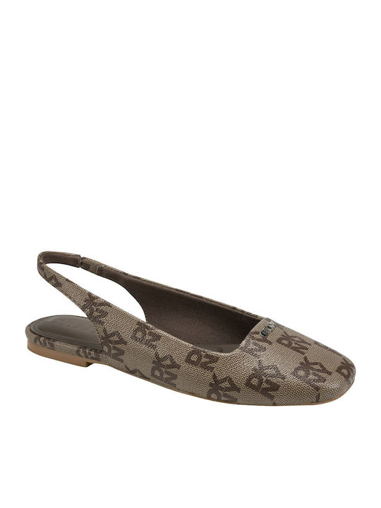 DKNY Γυναικείες Μπαλαρίνες Slingback σε Πράσινο Χρώμα DKNY Γυναικείες Μπαλαρίνες Slingback σε Πράσινο Χρώμα