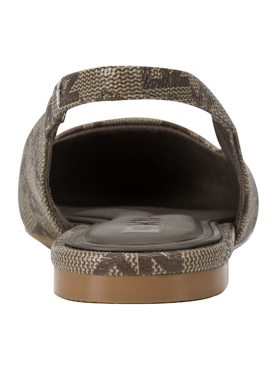 Γυναικείες Μπαλαρίνες Slingback σε Πράσινο Χρώμα