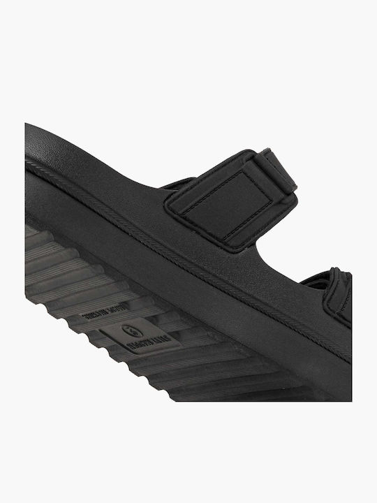 Women's Flat Sandals in Black Color