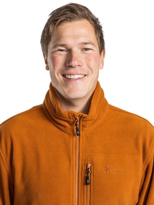 Pinewood Pinewood Hunting Cardigan Fleece Red