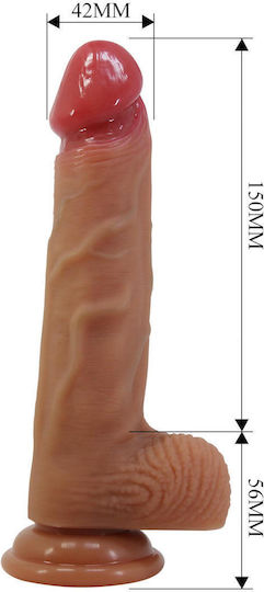 Pretty Love Wells Chiloți Cu Harnașament Dildo Siliconic 16 cm