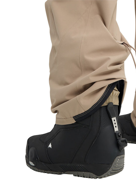 Burton Reserve 2l Stretch 3026510AR00 Ανδρική Σαλοπέτα Σκι & Snowboard Μπεζ