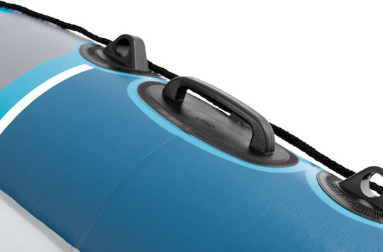 Intex Excursion 4 Inflatable Boat Blue with Oars & Pump