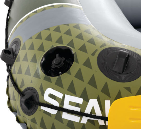 Intex Seahawk 2 Inflatable Boat for 1 Adult Green with 2 Paddles and Pump