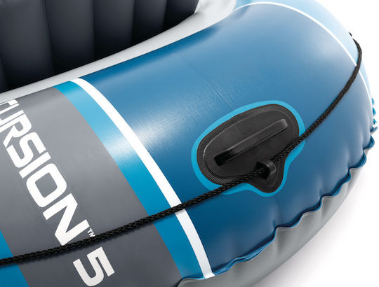 Intex Excursion Inflatable Boat Blue with Oars & Pump