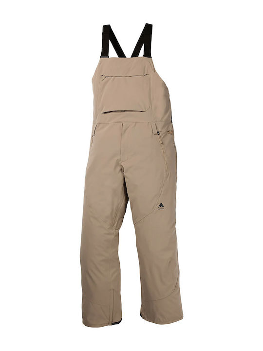 Burton Reserve 2l Stretch 3026510AR00 Ανδρική Σαλοπέτα Σκι & Snowboard Μπεζ