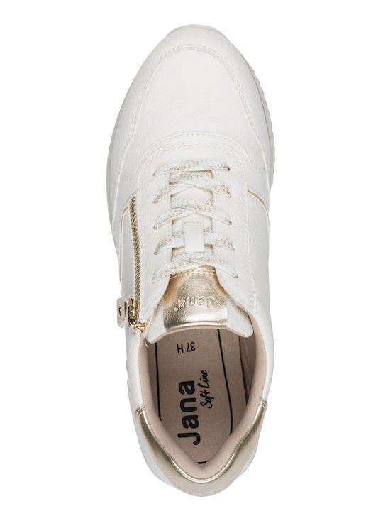 Softline Sneakers White Gold