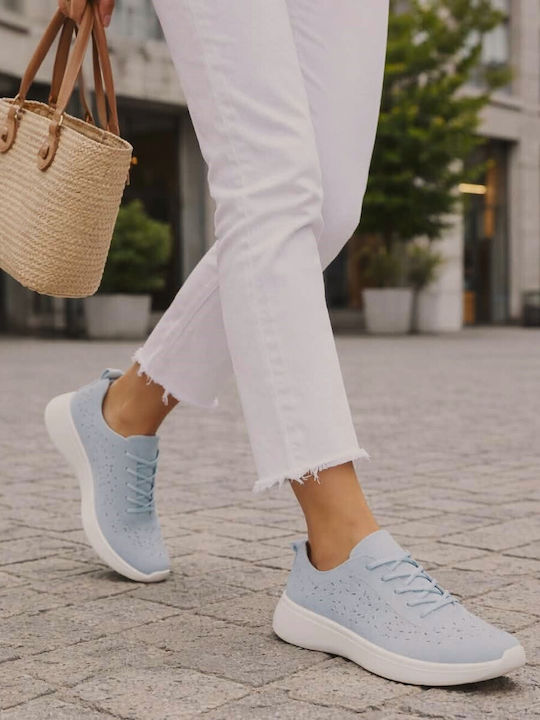 Damen Anatomisch Sneakers Hellblau