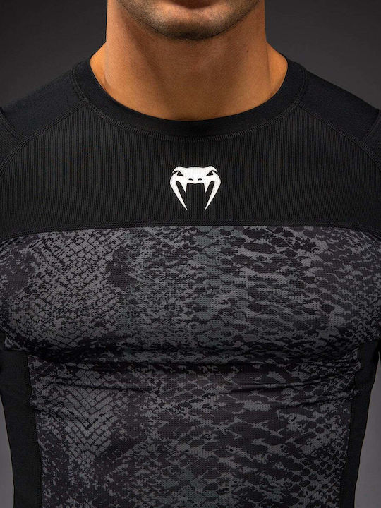 Venum G-fit Herren Langärmlig T-Shirt VENUM-05838-109 für Jiu-Jitsu Schwarz
