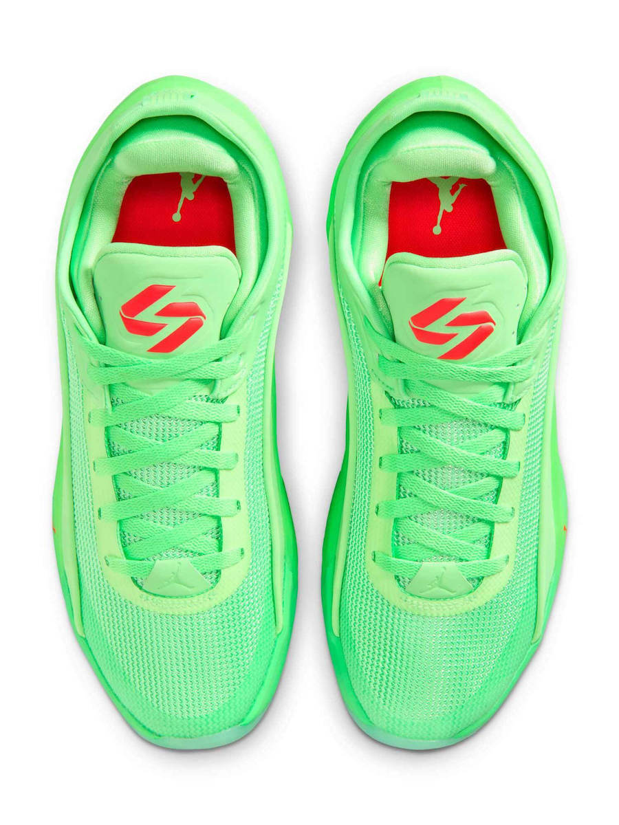 Jordan Luka 5 Low Basketball Shoes Illusion Green / Infrared 23
