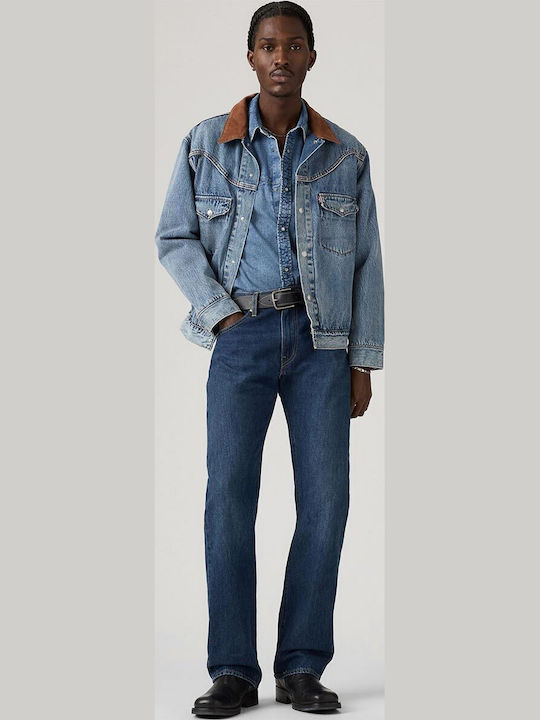 Western Ανδρικό Παντελόνι Τζιν Blue