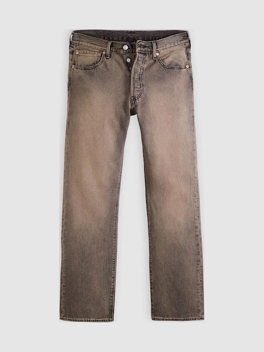 501® Original Ανδρικό Παντελόνι Τζιν με Regular Εφαρμογή Brown