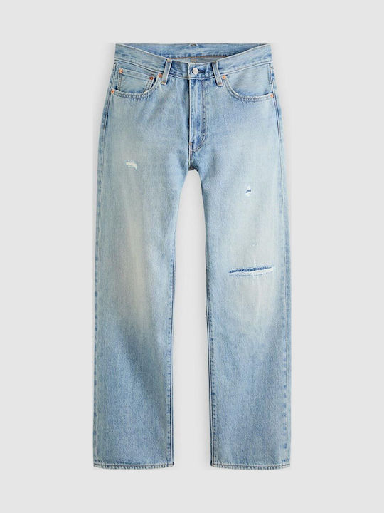 555 Herren Jeanshose mit Relaxed Gerade Passform Light Wash