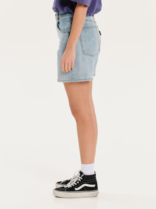 Women's Jean Activewear Shorts Light Blue 261.EW45.166A