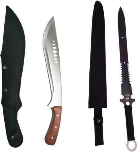 Machete Schwarze mit Scheide