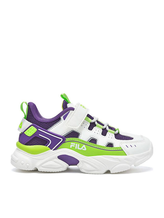 Memory Spinel 3 V Kids Sneakers Anatomic with Scratch White