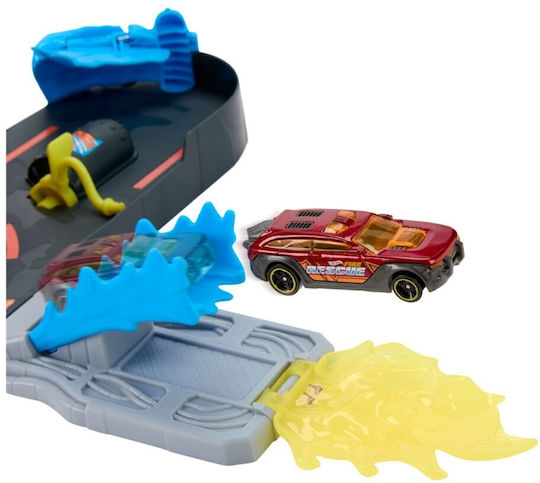 Hot Wheels City - Super Fire Station Track 1:64 Fire Truck For 4+ Years Old